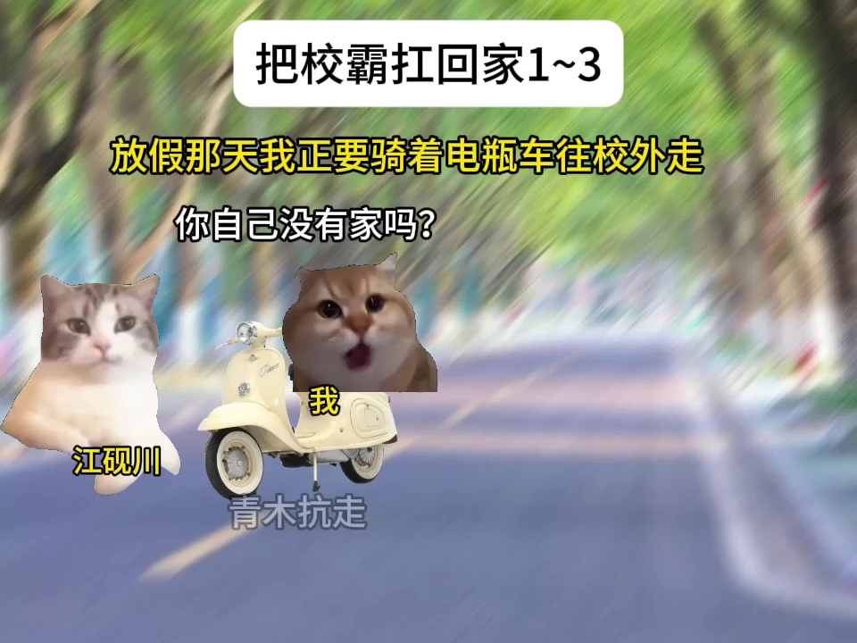 把校霸扛回家《青木抗走》1~3集