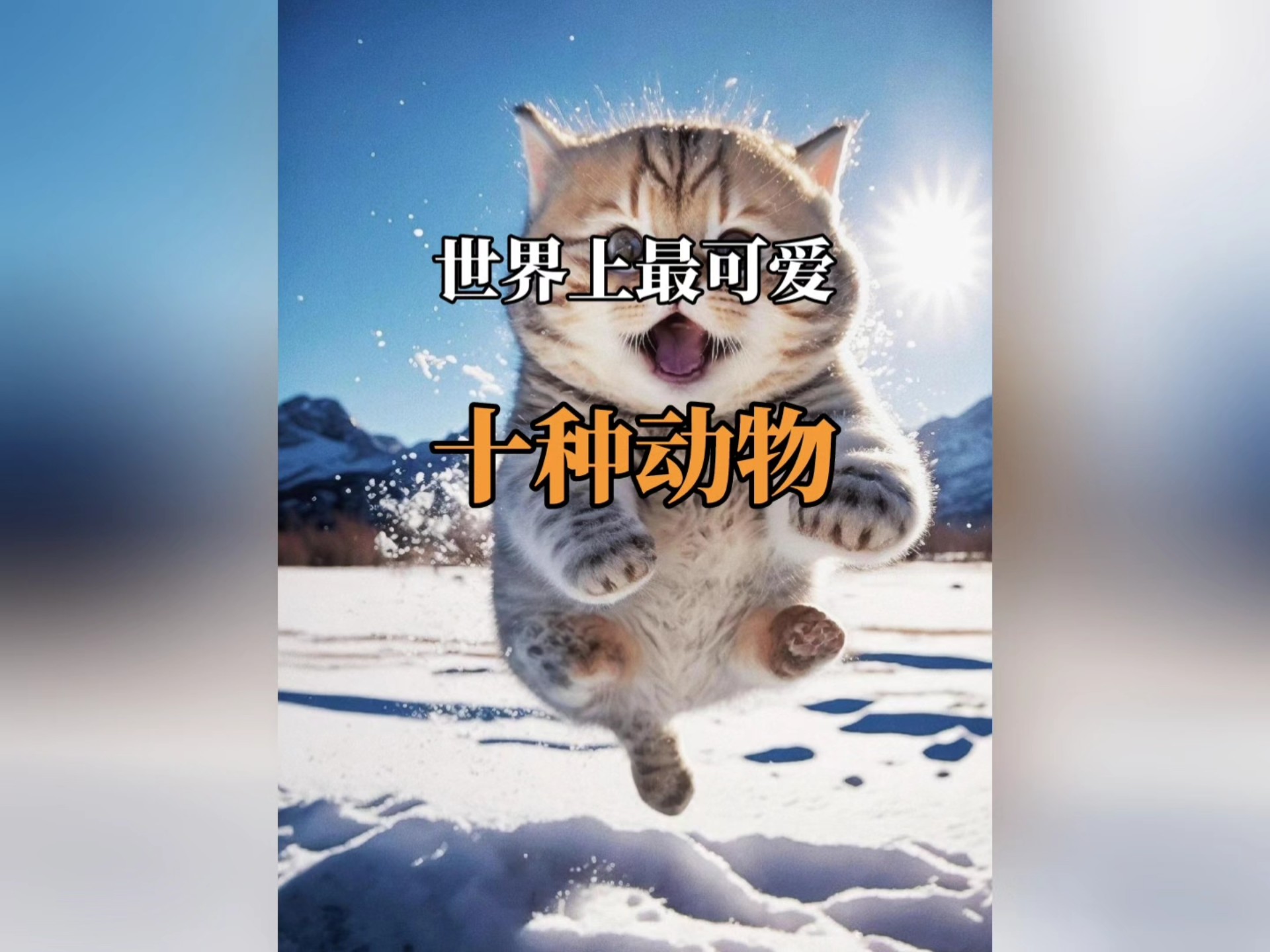 全球最可爱动物前十名，看看你心目中的第一在不在里面，毕竟就连