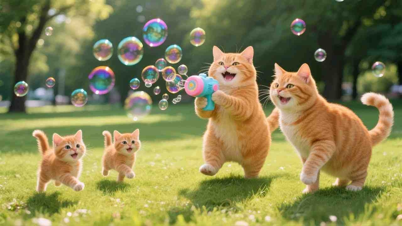 猫咪一家去菜市场买牛肉回来做番茄牛肉面，看起来真的太幸福啦