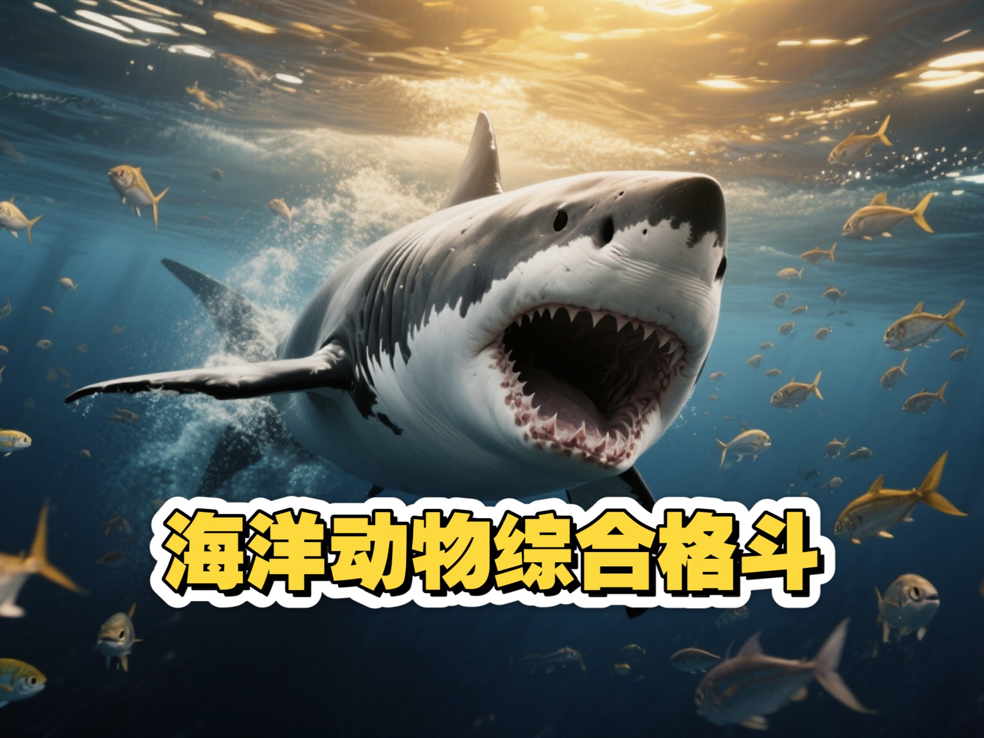 除了鲸鱼之外谁才是战斗力最强的海洋生物，今天举办一场综合格