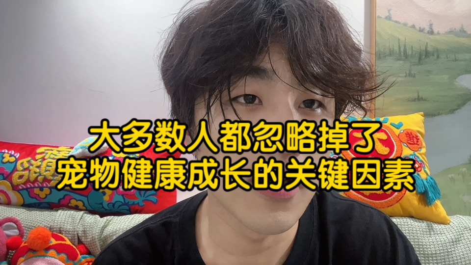 养宠必看：一个关键因素决定宠物能否健康长大