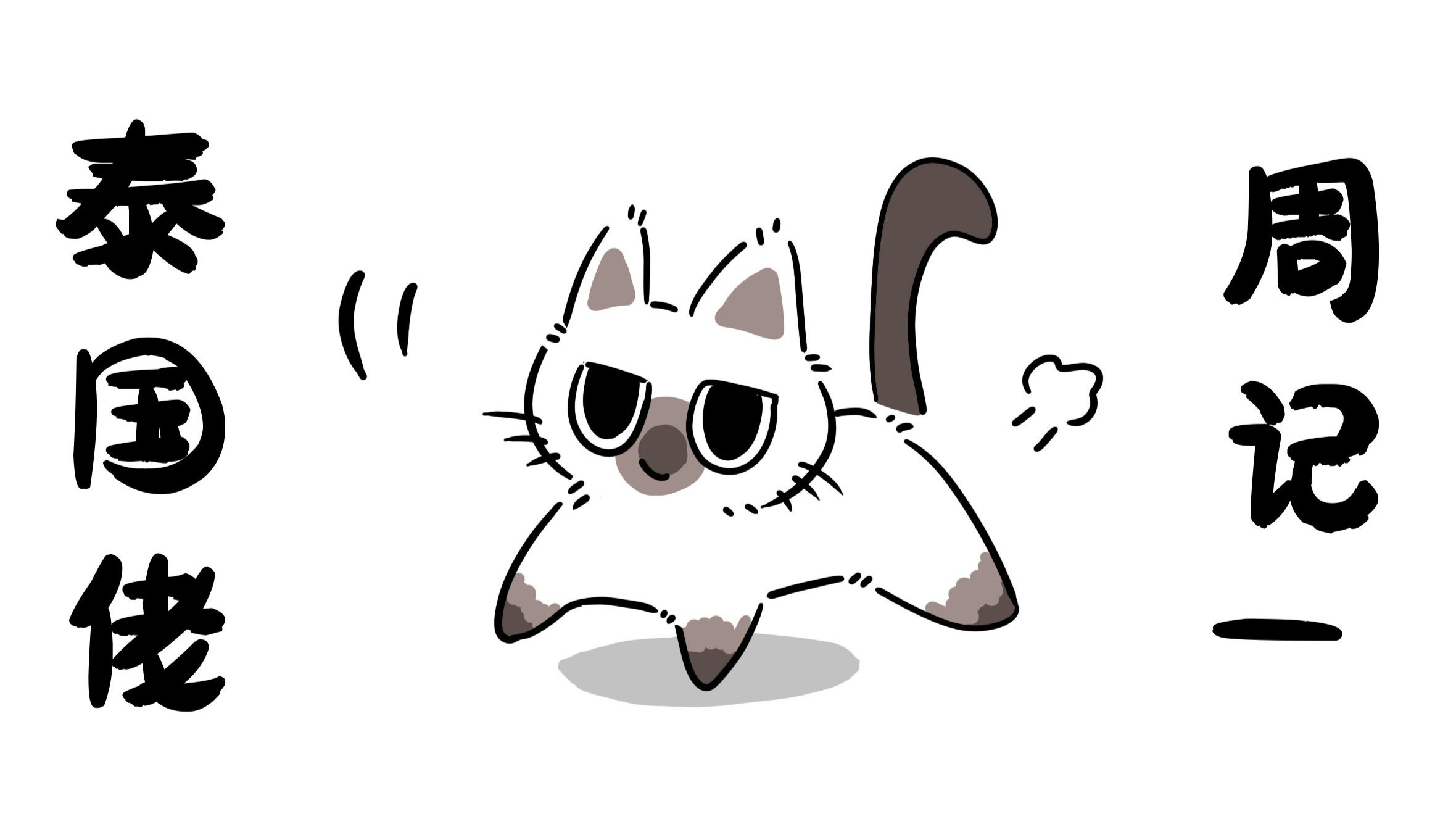 泰国佬周纪1——传闻中的绝世豪猫竟是这样...