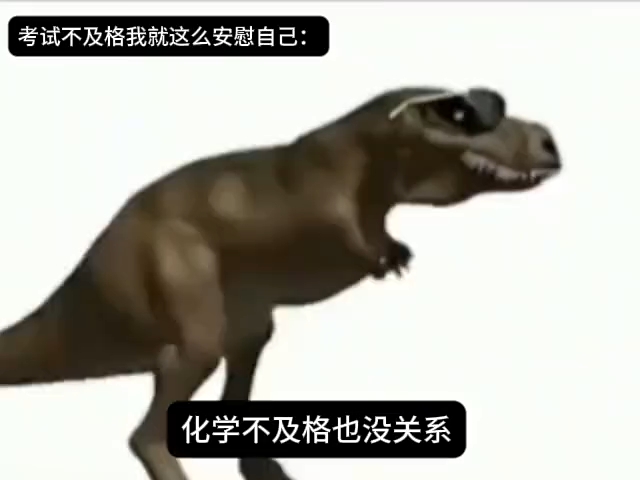 ⚡当考试不及格，就这样安慰自寄⚡