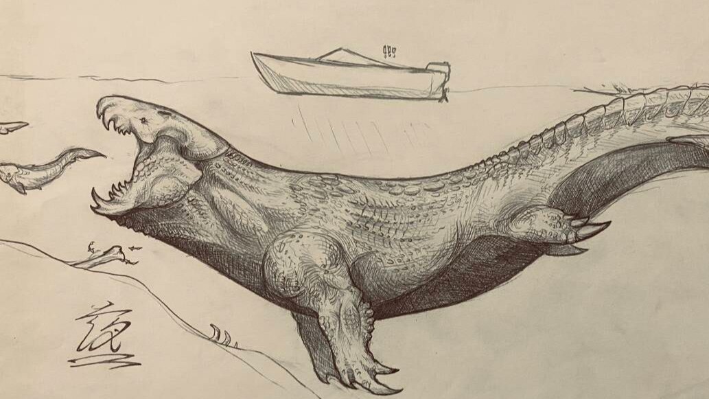 翳泽潜影——冥王鳄