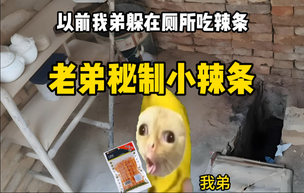 我弟喜欢在厕所吃辣条