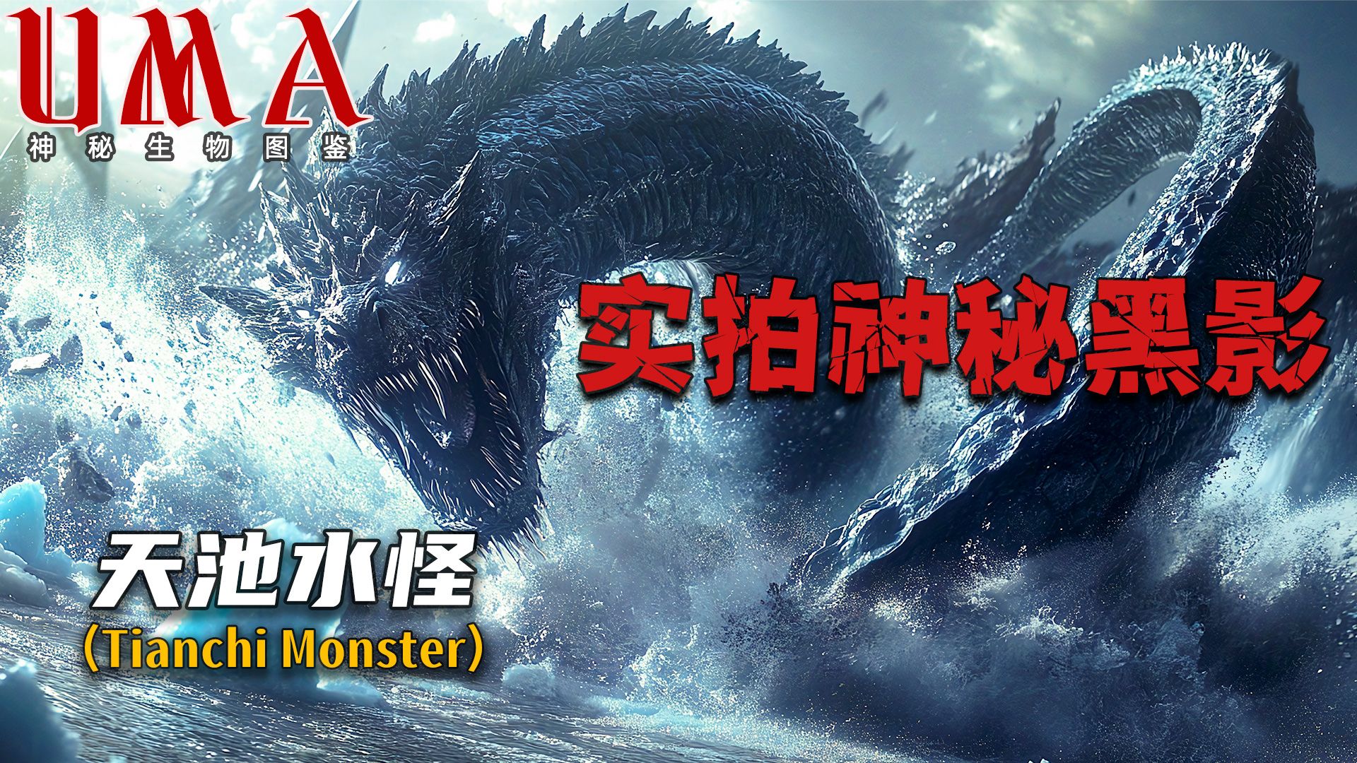 【UMA】长白山天池出现巨型不明生物！古记"头大如盎方顶有角"