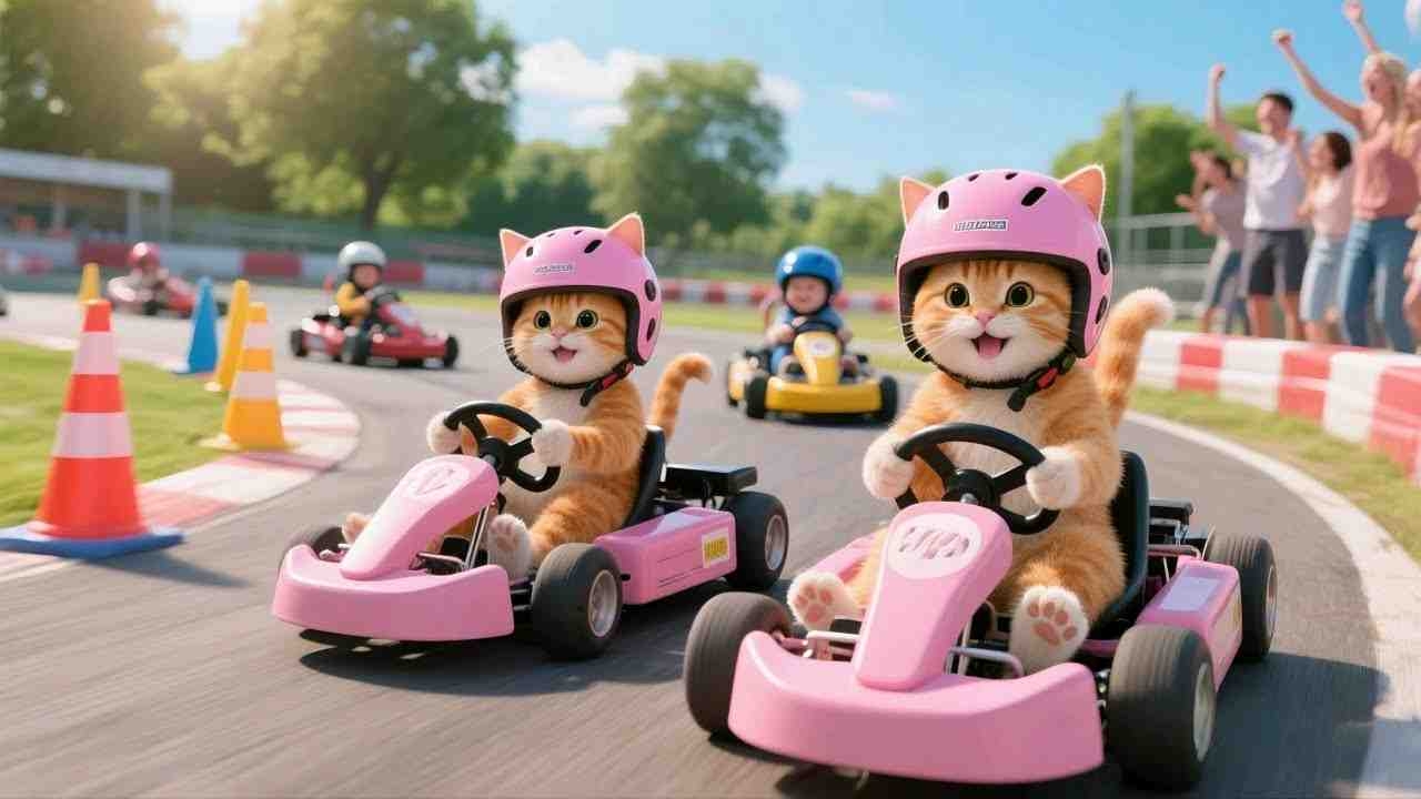 两只小猫太懂事了，看到妈妈用手洗衣服很辛苦，就拿存钱罐里面的