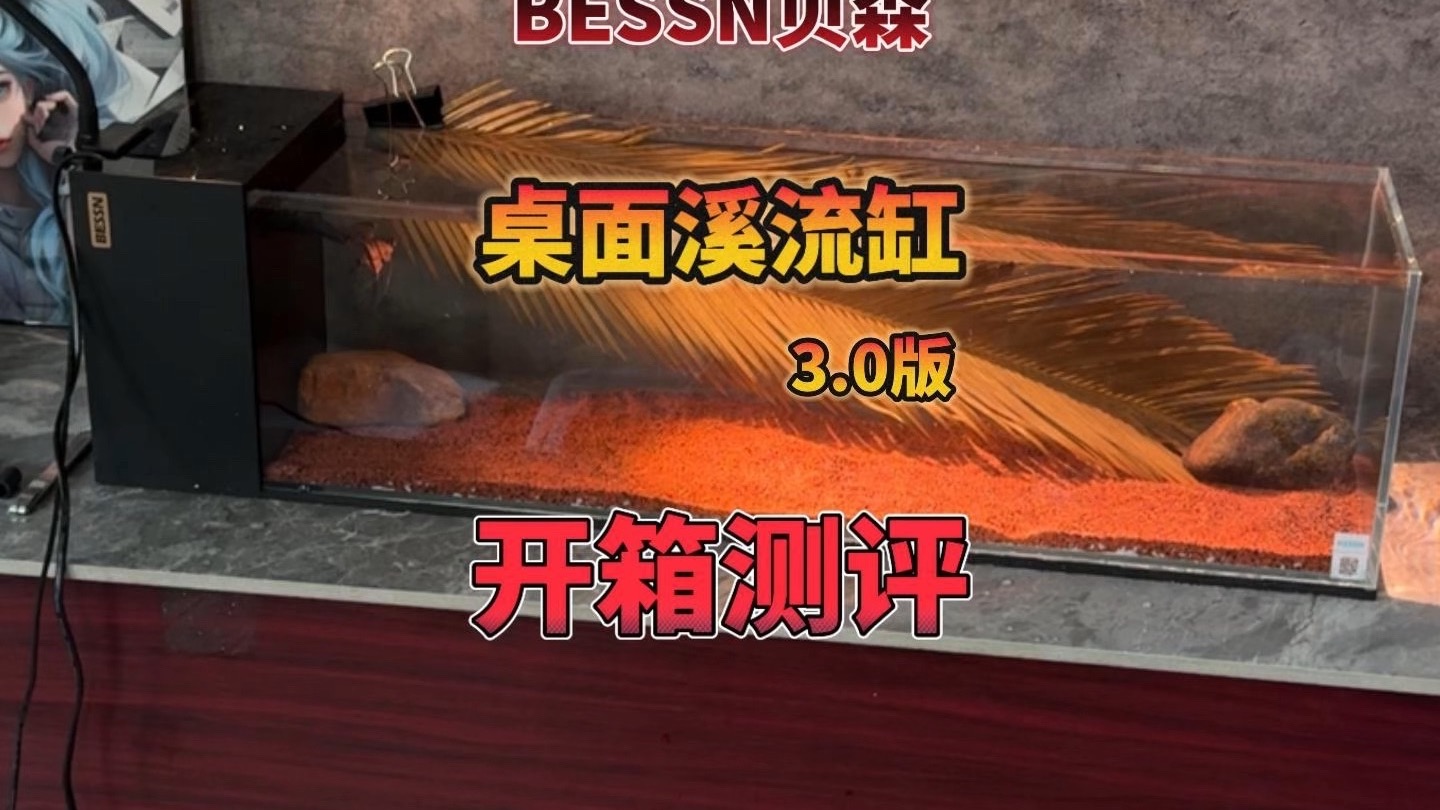 BESSN贝森桌面溪流缸3.0版开箱测评