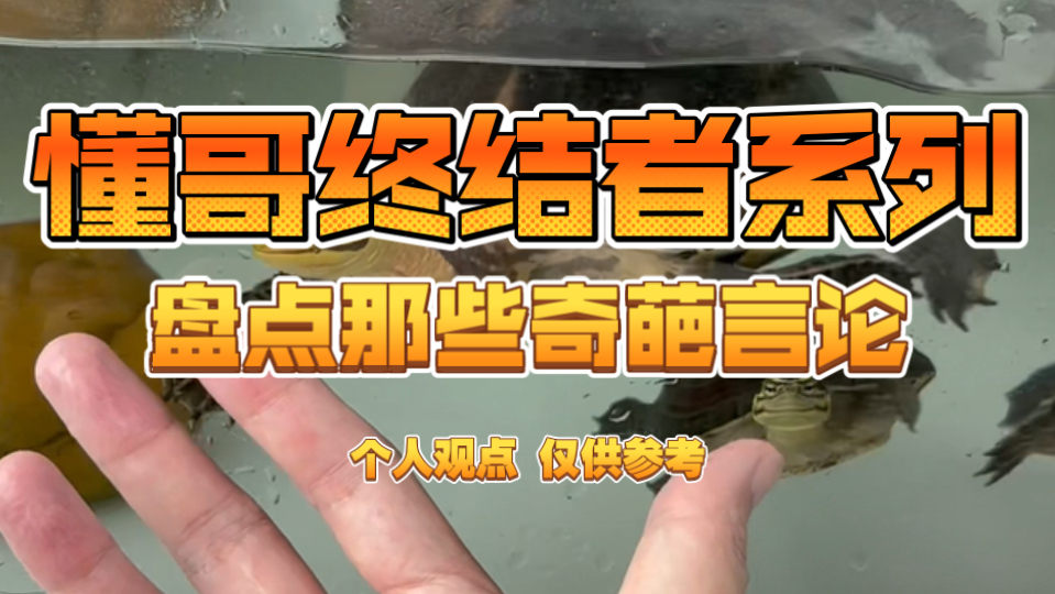 懂哥终结者系列，盘点那些奇葩言论～