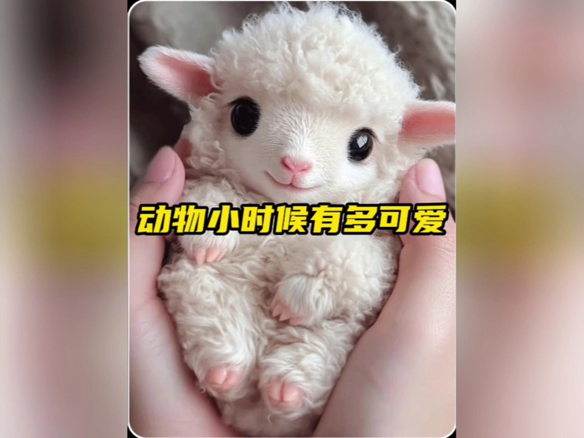 这些动物小时候也太可爱了吧，看得心都萌化了