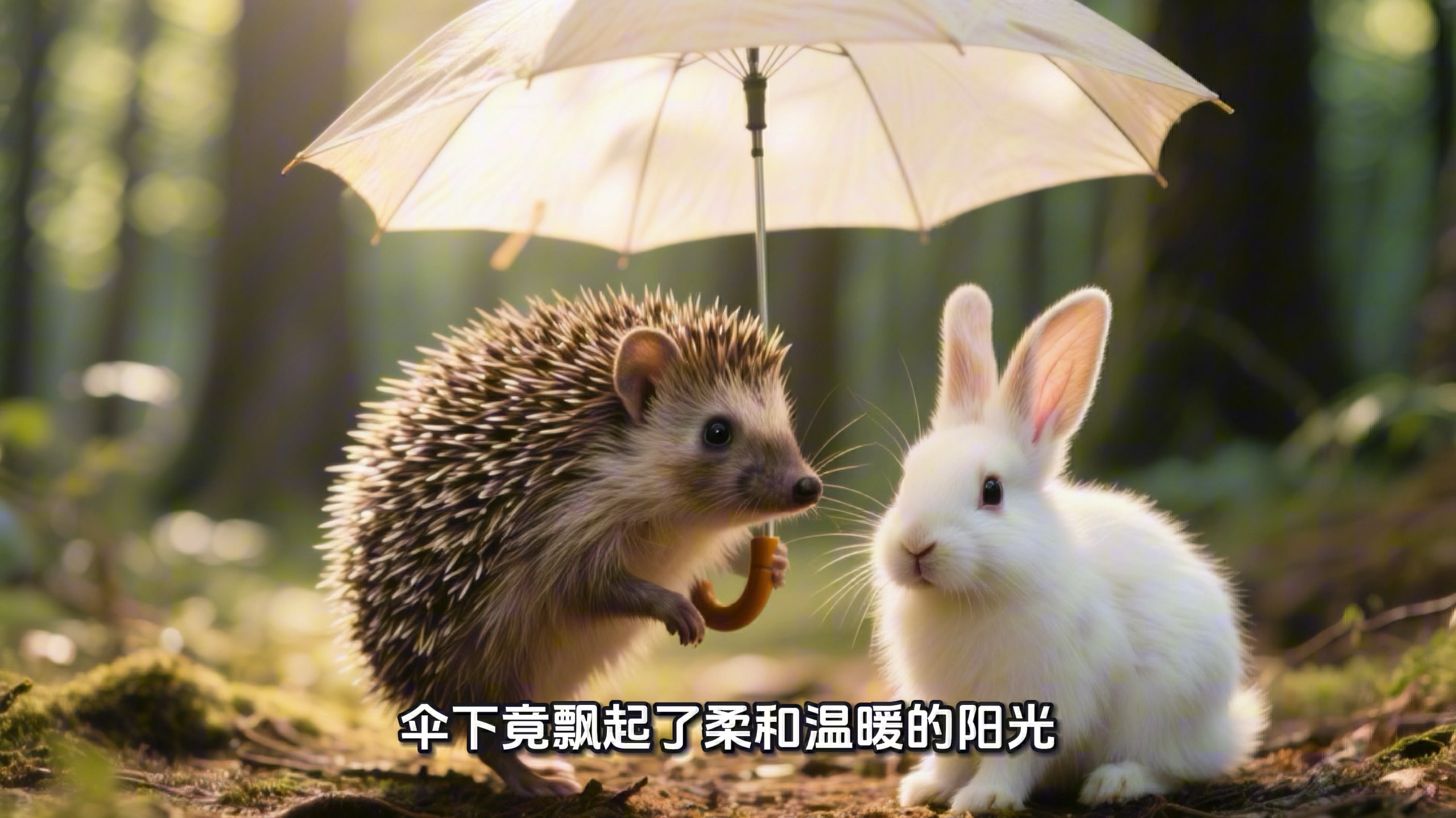 《小刺猬和它的魔法神奇雨伞》