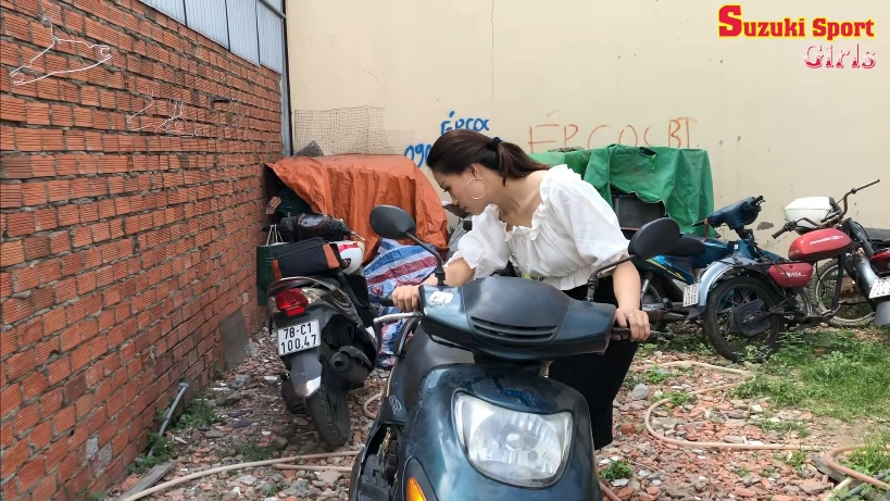 踏板摩托车电启动