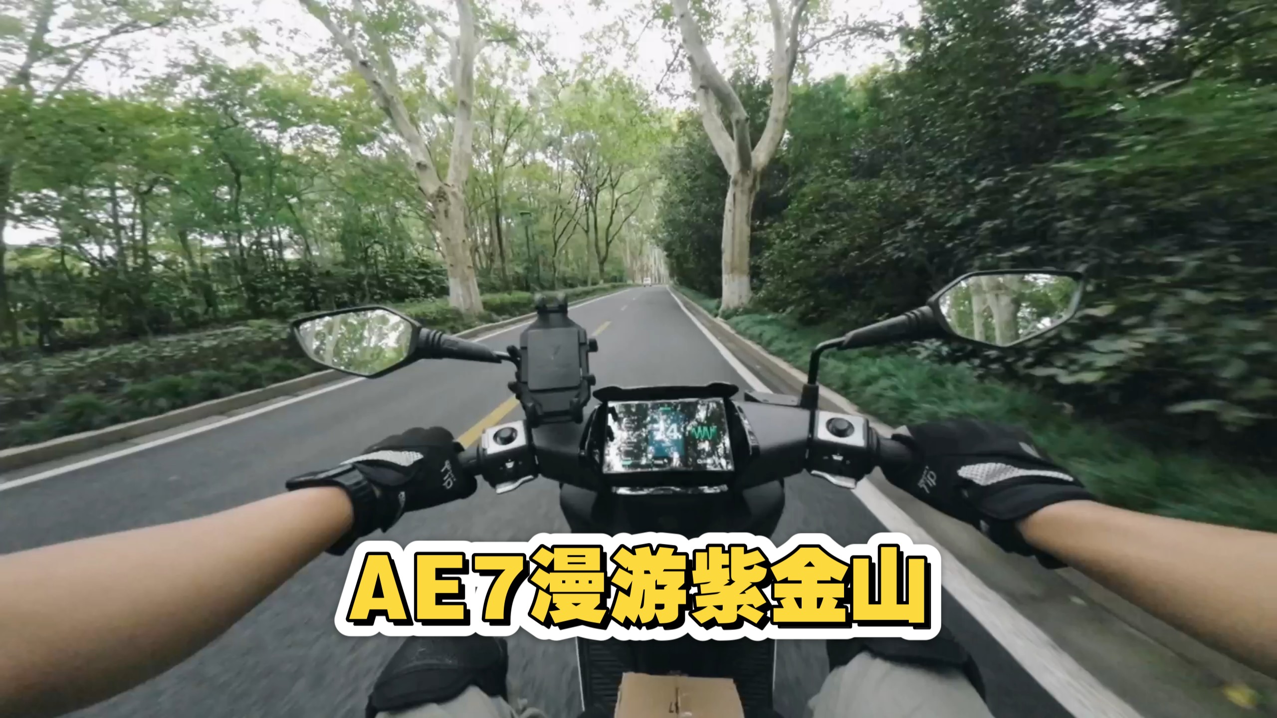 AE7骑行紫金山