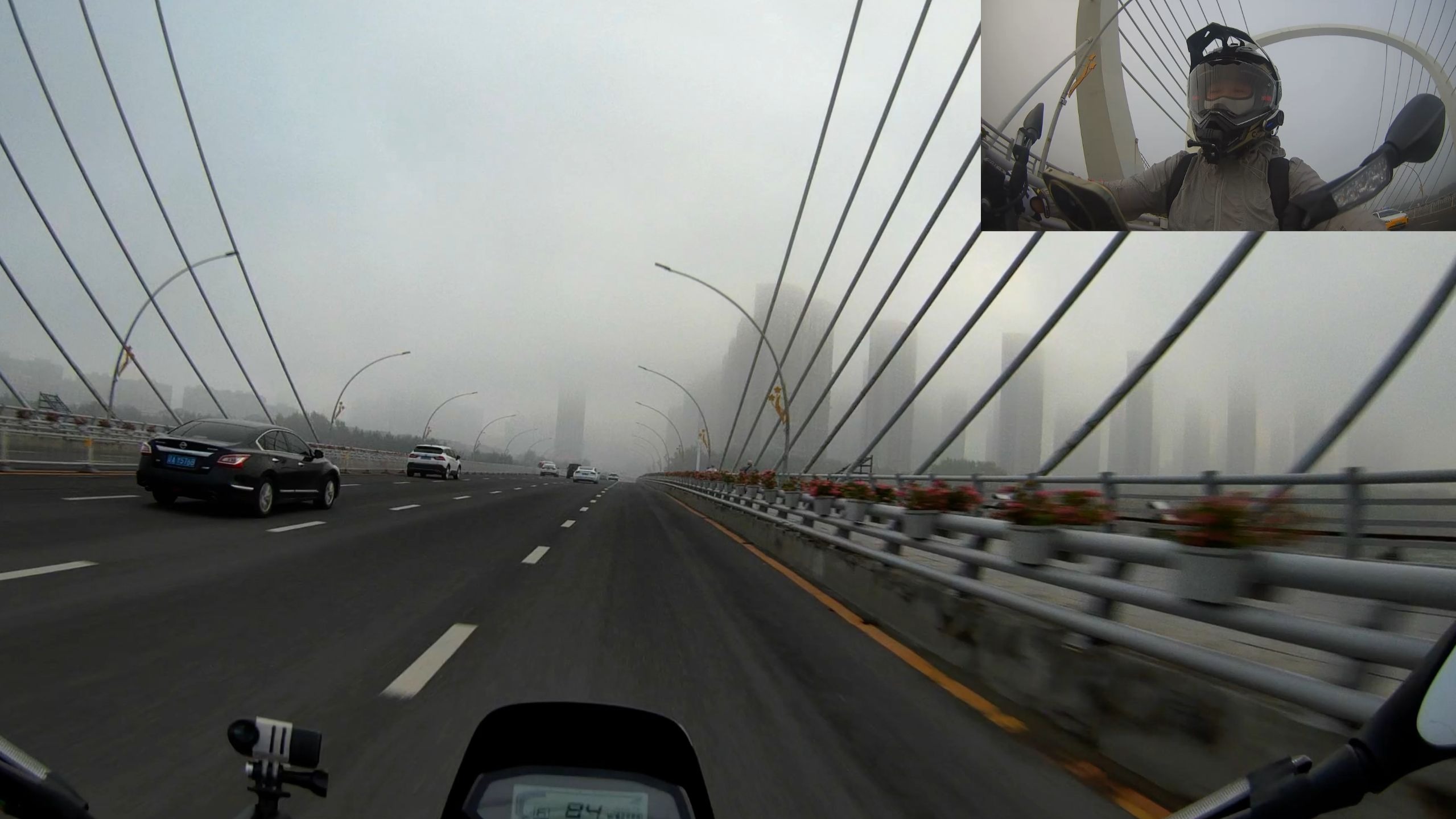 9月2日 市区通勤-上班│贝纳利│BKX250│市区│鹰眼拇指相机