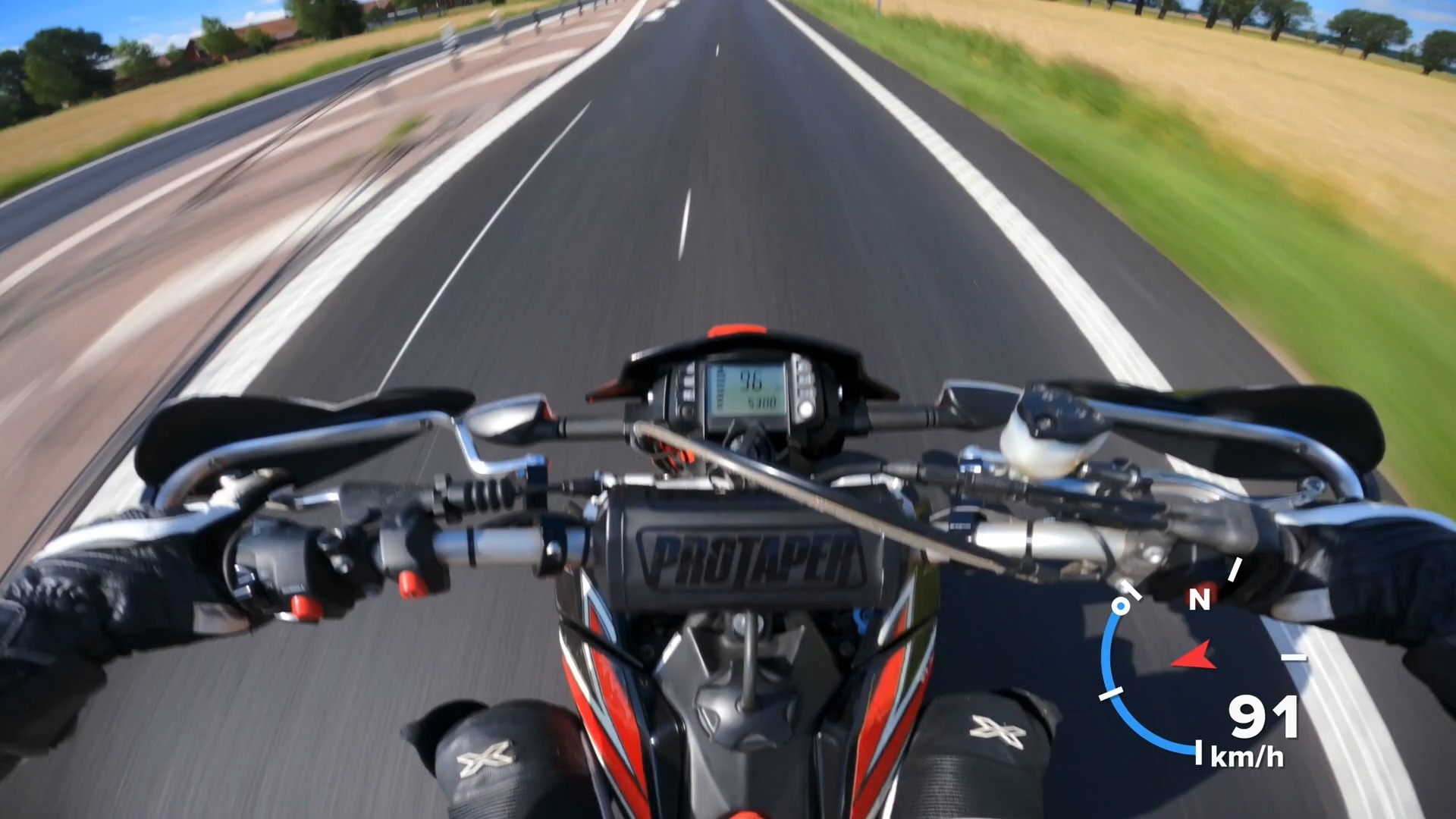 阿普利亚SXV550极速测试——V2双缸滑胎车