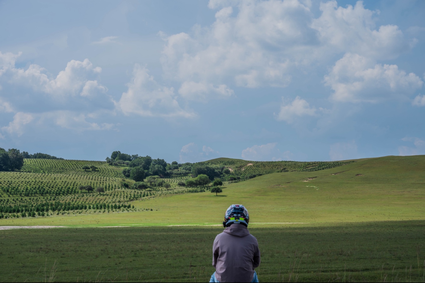 看看乌兰布统的满天繁星，第一次拍星空拍的不好大家凑活看吧