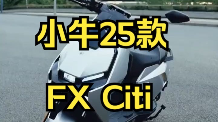 2025款 小牛FX citi 智能电动车！