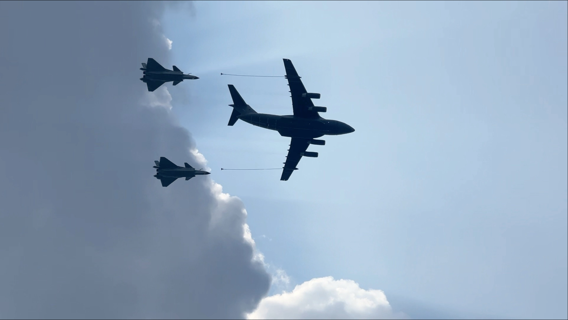 一次看清阅兵所有飞机