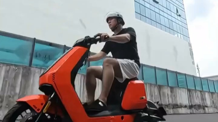 骑行时很省力，不用使劲蹬，轻松到达目的地