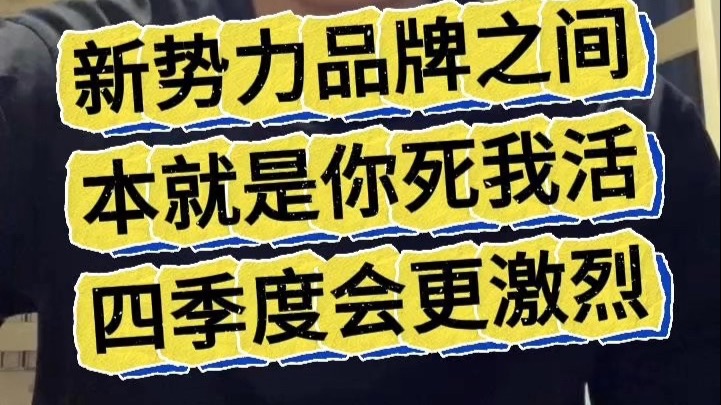 新势力品牌之间本就是你死我活