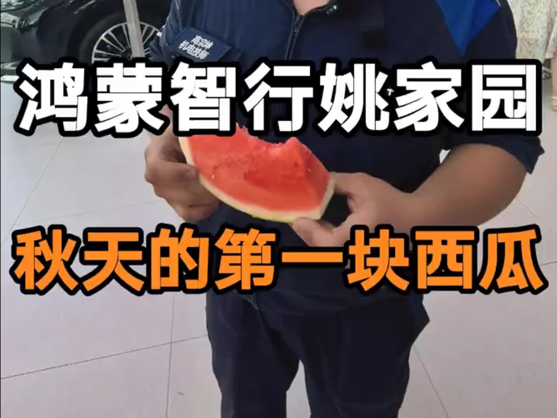 车主给鸿蒙智行用户中心送瓜
