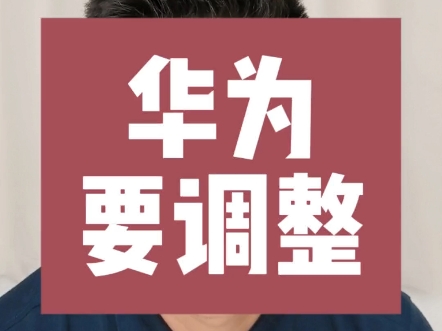 小米来势汹涌，华为需要调整。