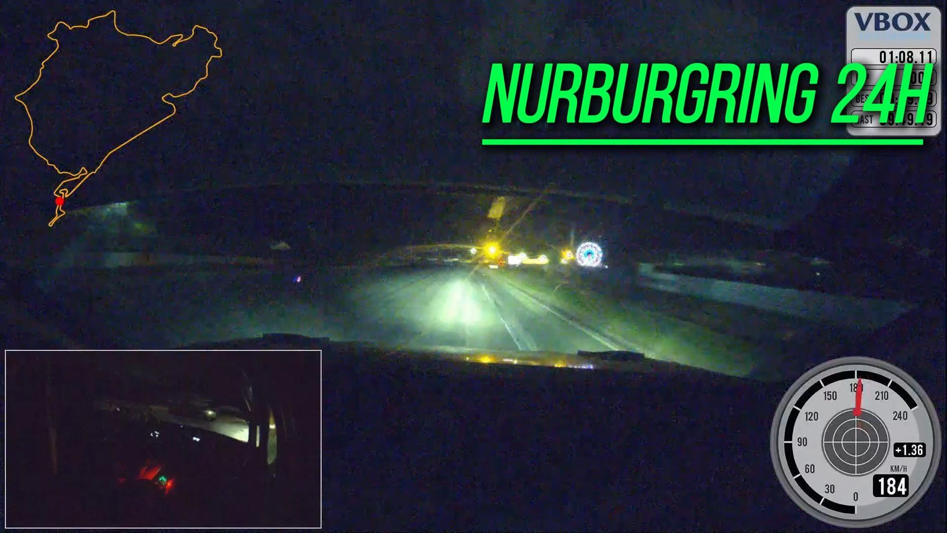 “绿色地狱”午夜第一视角！ 2025 Nurburgring 24小时 比赛 单