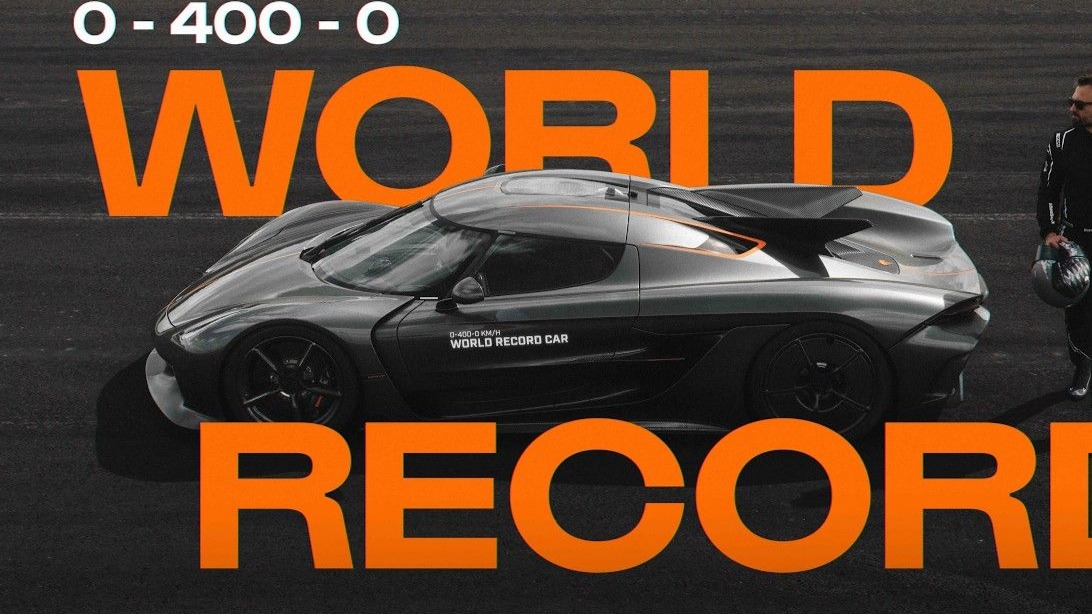 25.21秒!科尼赛格Jesko Absolut再次刷新0-400KM/H-0世界纪录