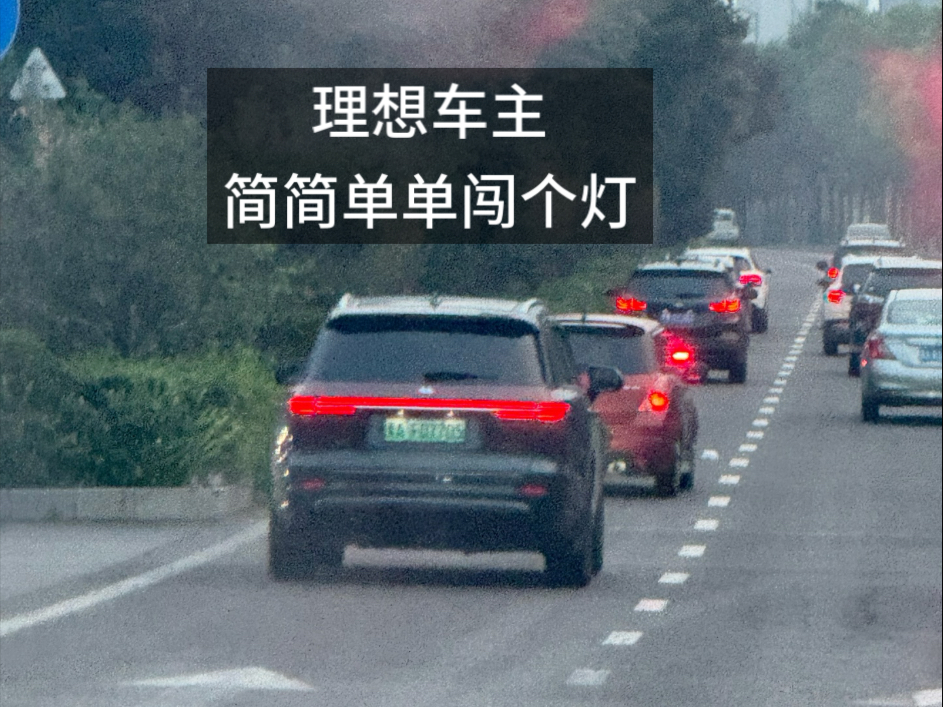 车主画像极为精准没有探头的路口 理想车主不负所望