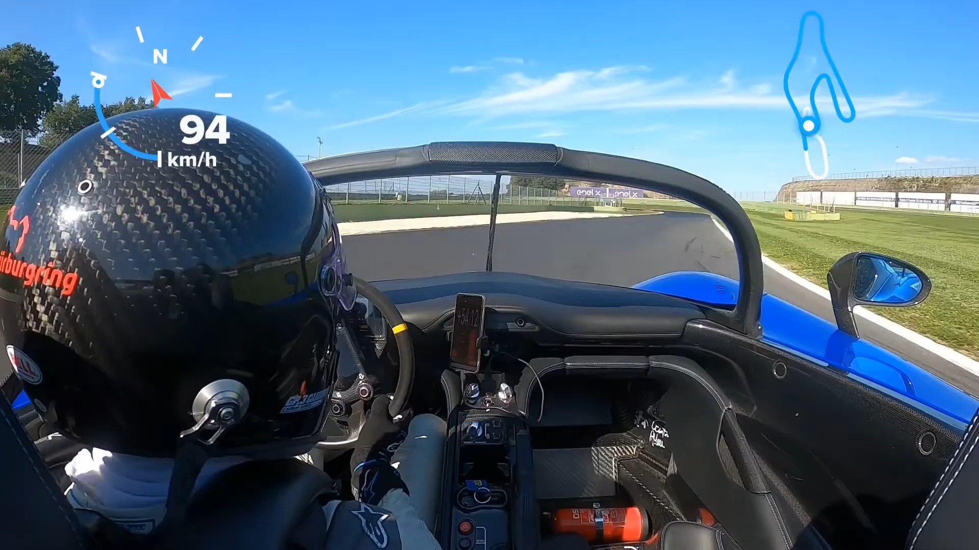 达拉拉Stradale 敞篷仿赛跑车 瓦莱伦加赛道 单圈车载1分42秒