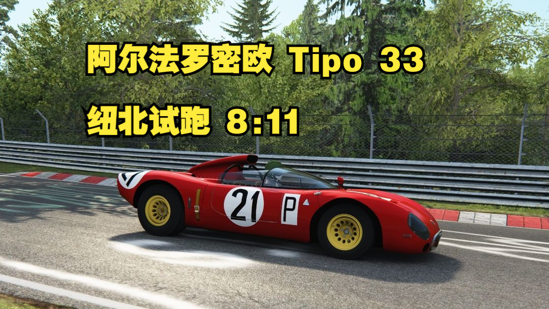 【Group 6】阿尔法罗密欧 Tipo 33 纽北试跑【神力科莎】8:11