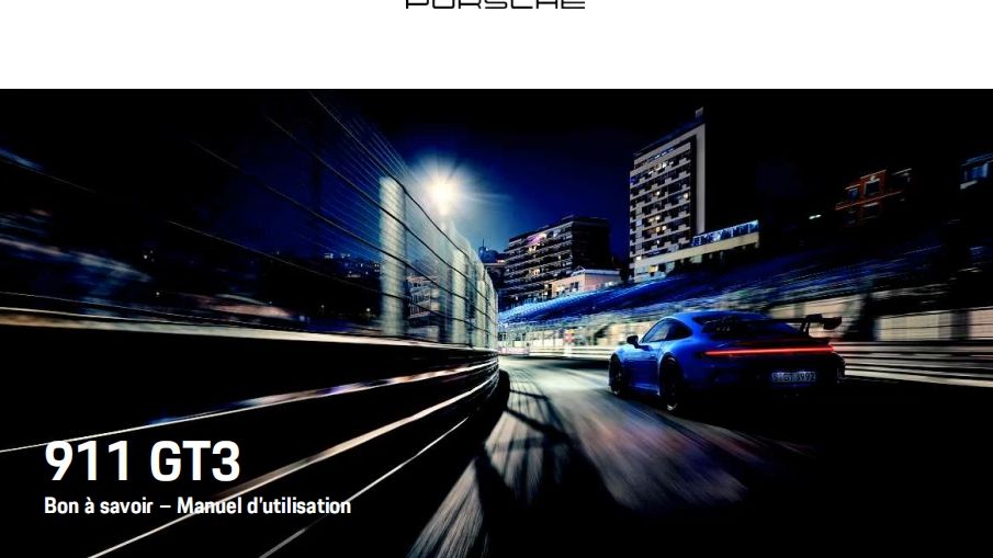 （有需要的三连后发你）iRacing《真车 911 GT3 手册 》  英文版