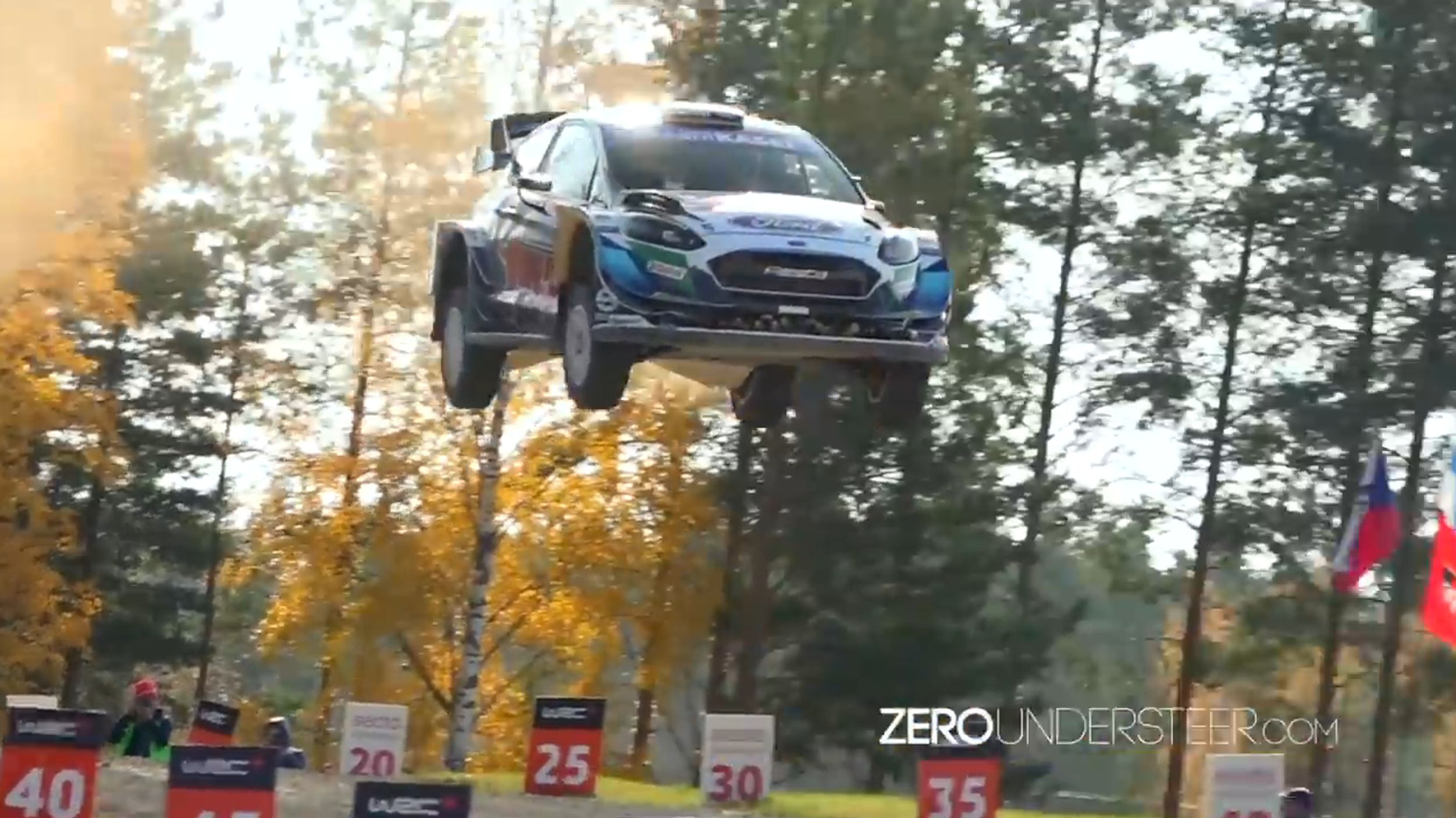 油门焊死！芬兰拉力2021空中飞车实录｜zeroundersteer极限暴走
