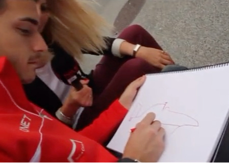 来看看比安奇是如何画自己的赛车