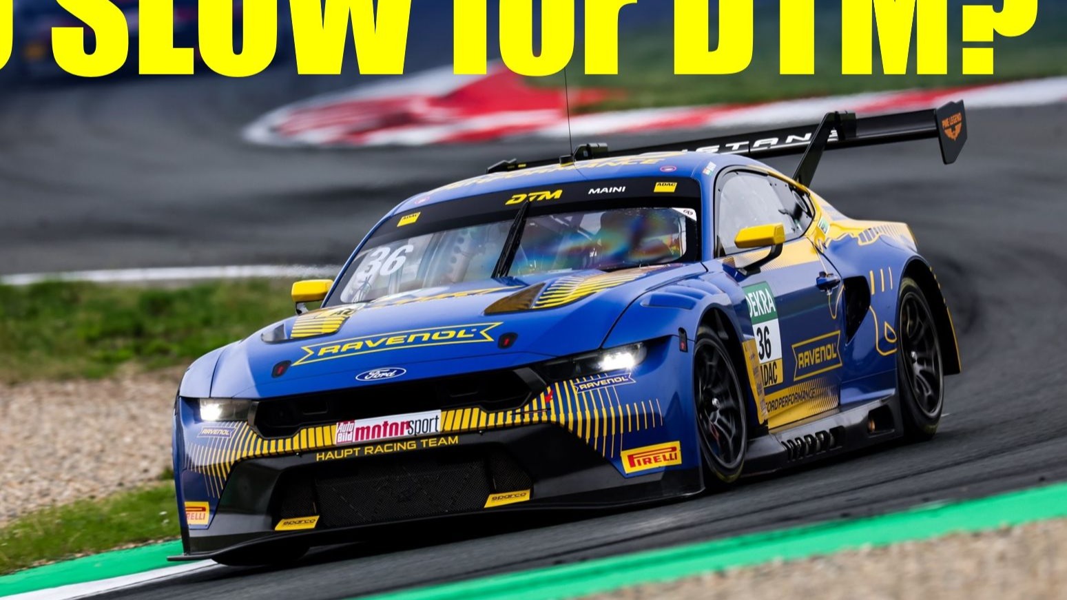 DTM最惨赛车？福特Mustang GT3为何拆空调也跑不过对手？
