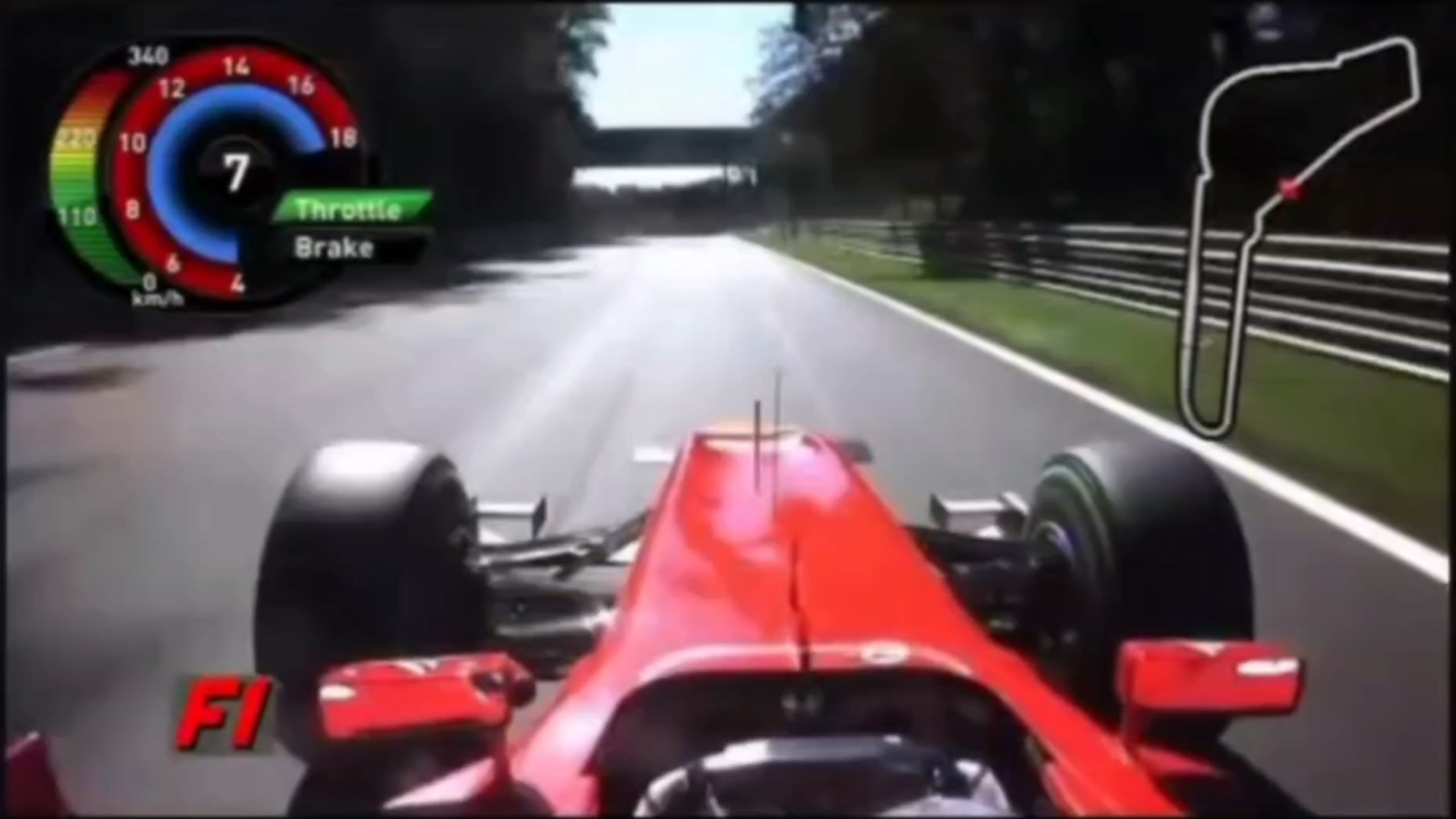 F1 2010年阿隆索意大利站杆位圈车载 1:26.962