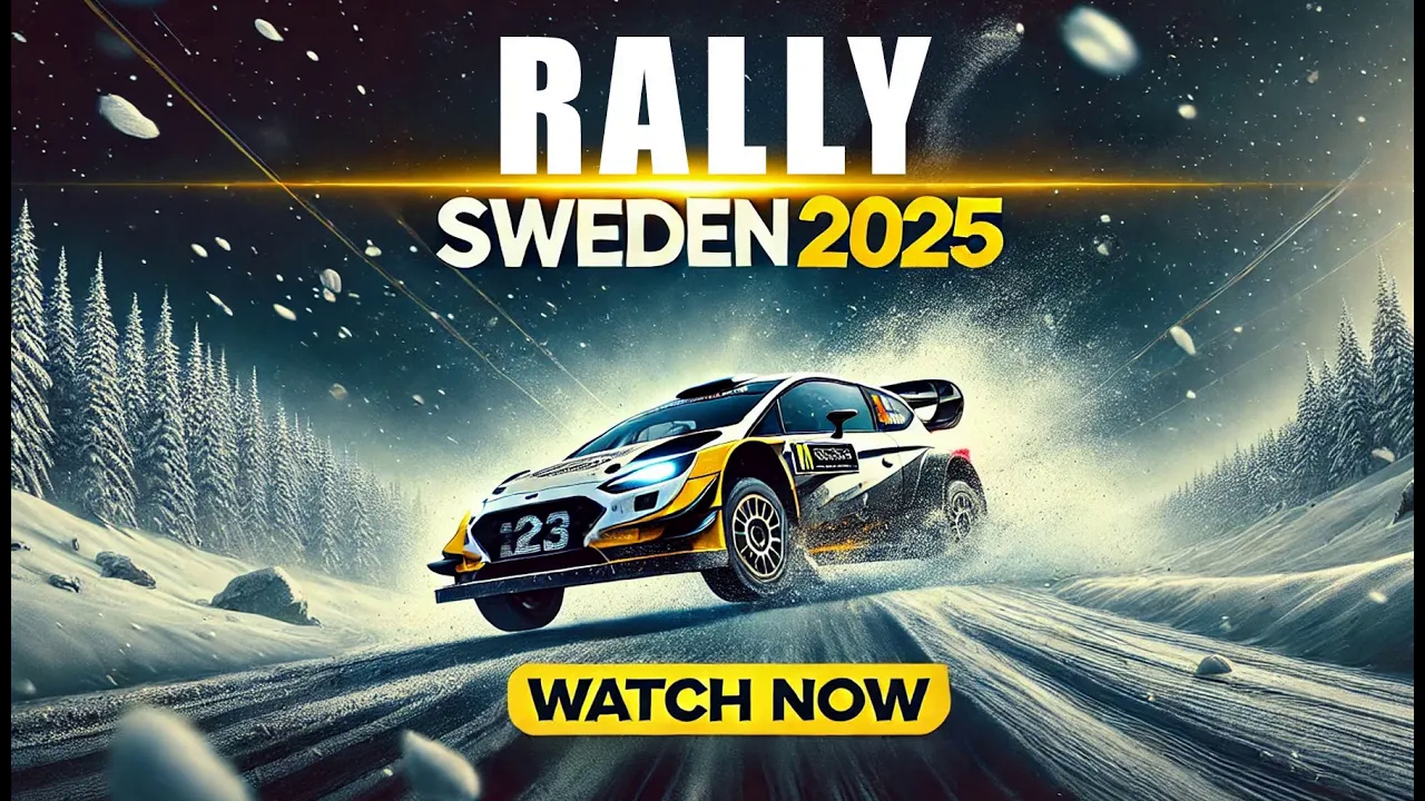 2025 年WRC瑞典拉力賽，疯狂的雪地动作和大跳跃