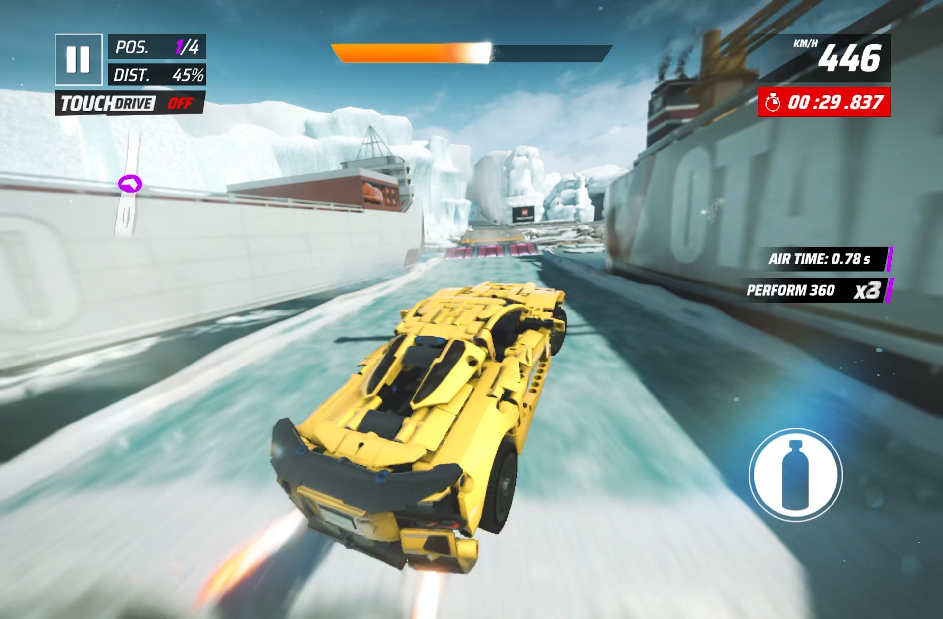 乐高雪弗兰克尔维特（01:02.408）- 狂野飙车：竞速传奇