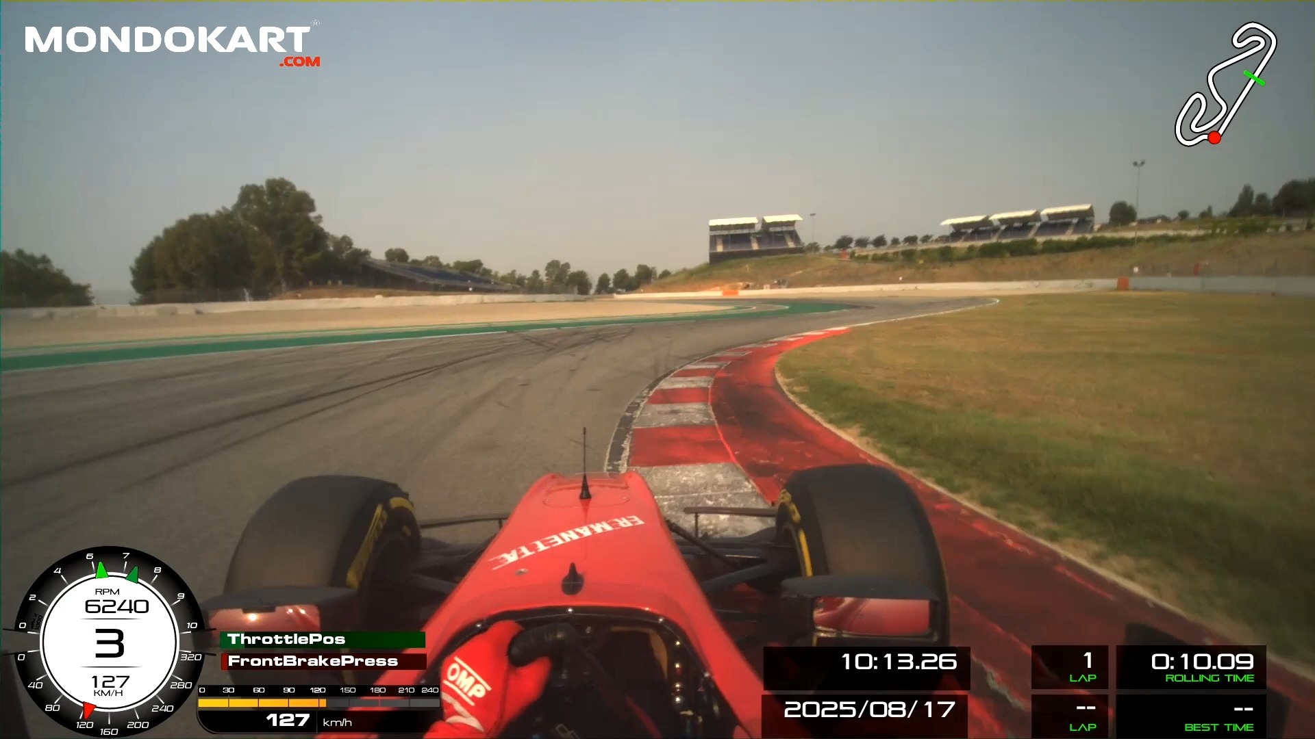 GP2赛车 巴塞罗那赛道刷圈车载 - 1分25秒2