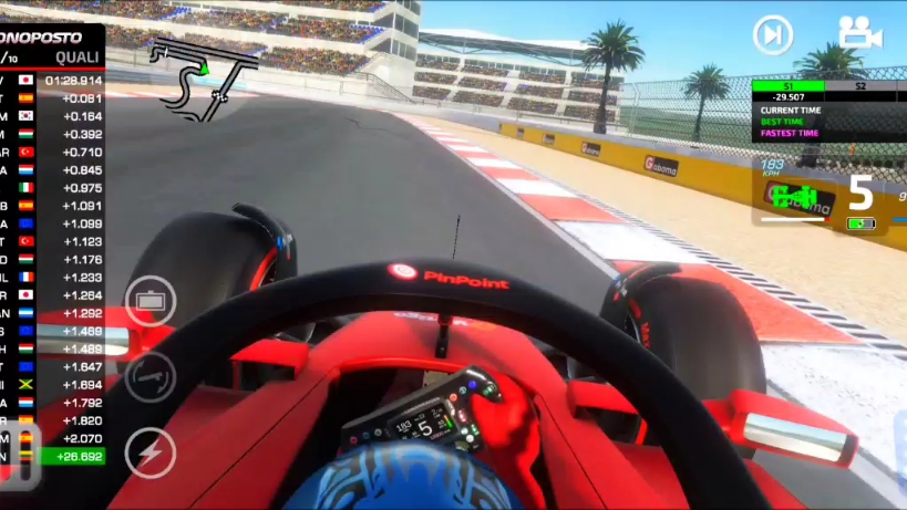 F1上海站 杆位1分23.233秒