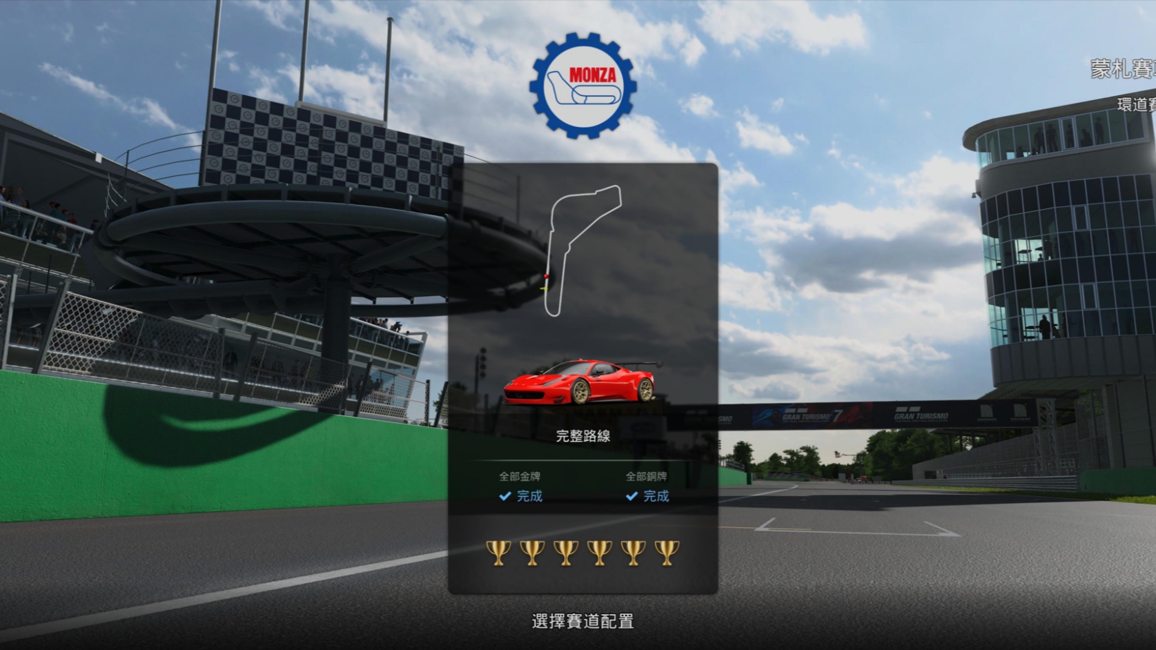 Gran Turismo 7 跑车浪漫旅7 蒙札赛道-完整路线 环道赛体验