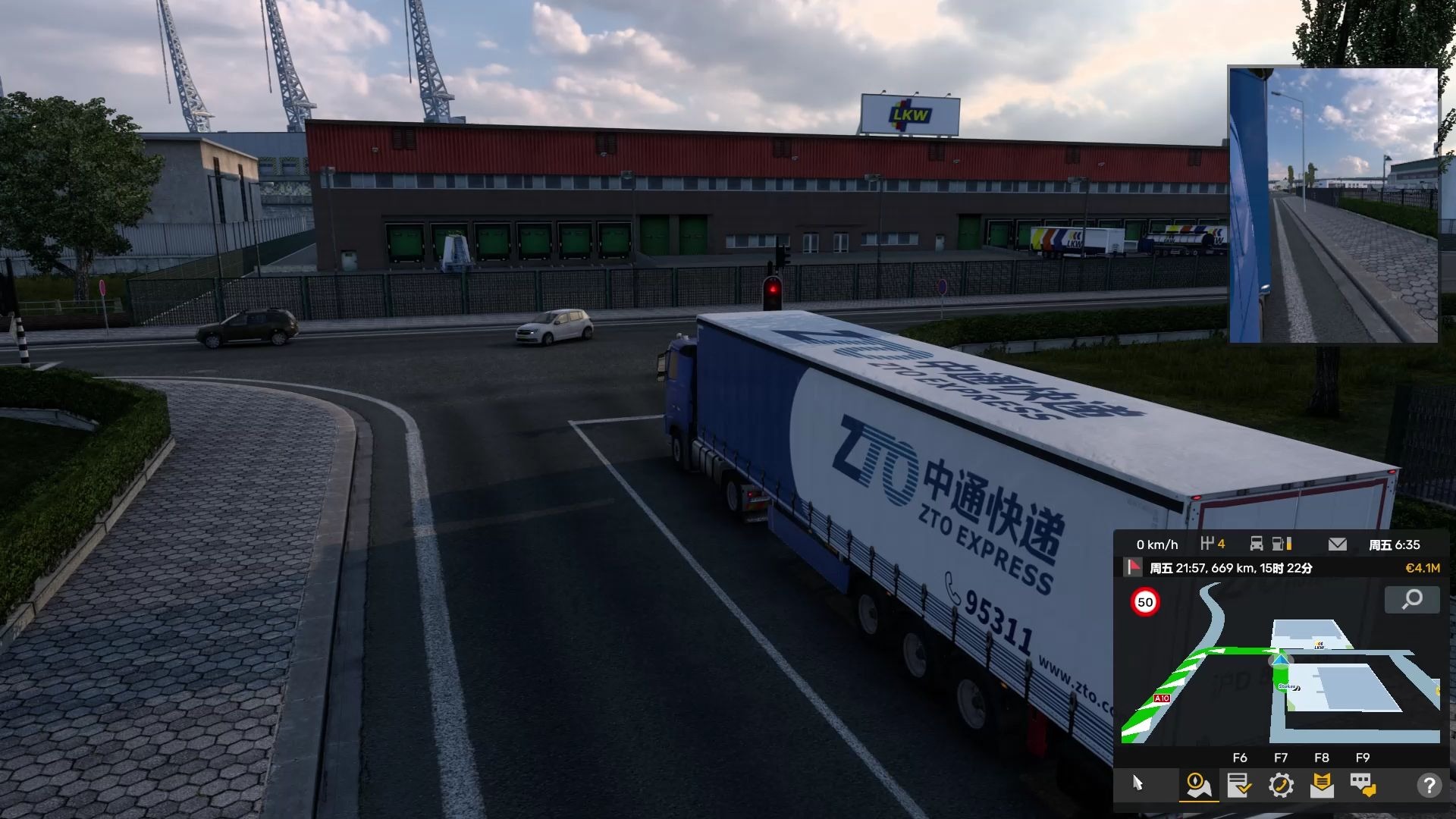 【欧卡2】 运输日记：开卡车送 8 吨电子产品，横跨阿姆斯特丹→