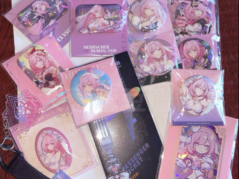 【爱莉希雅】谷子展示