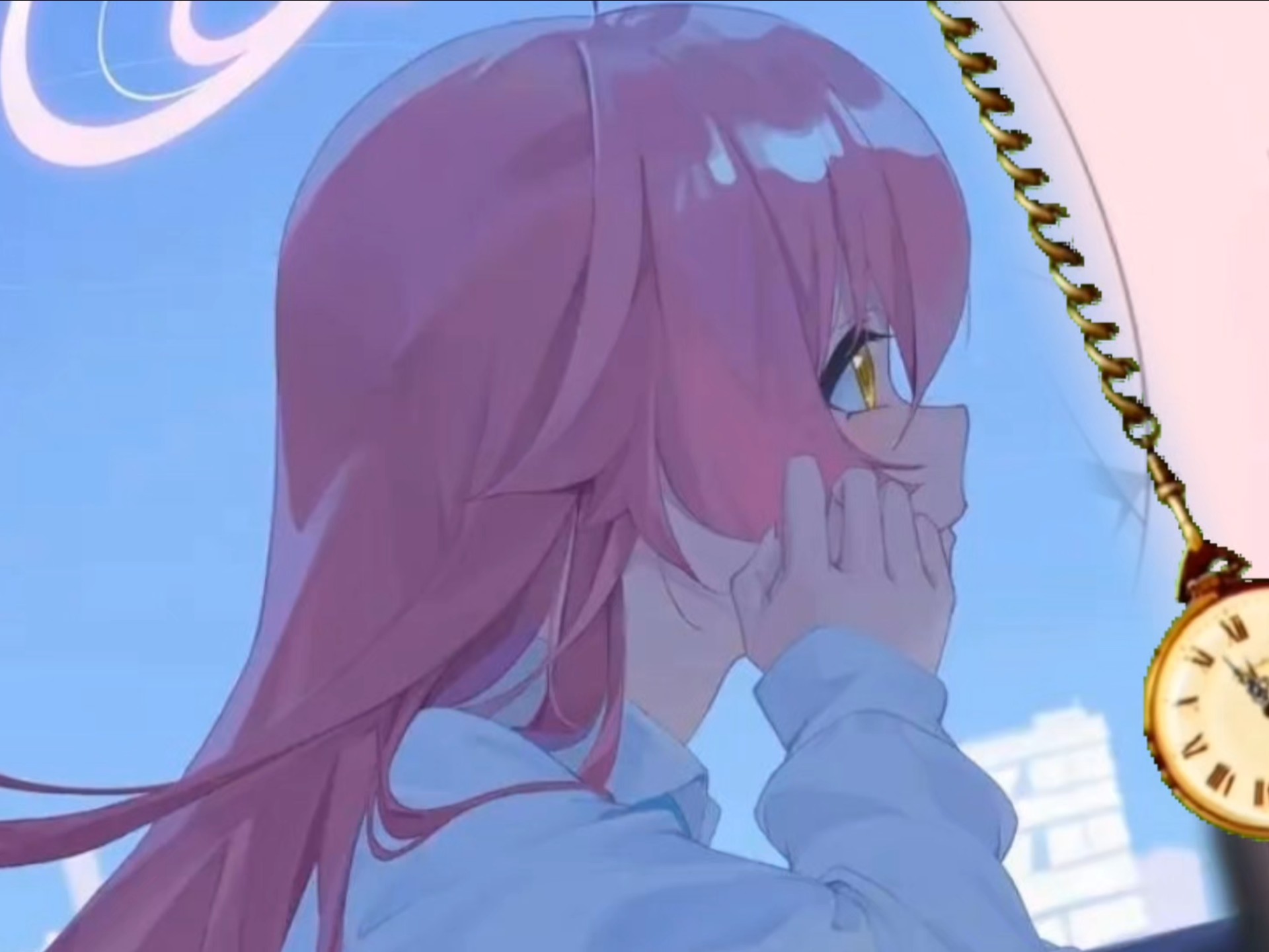 主……主……主人（面色羞红，眼神闪躲）（耷拉耳朵）这……这是我……