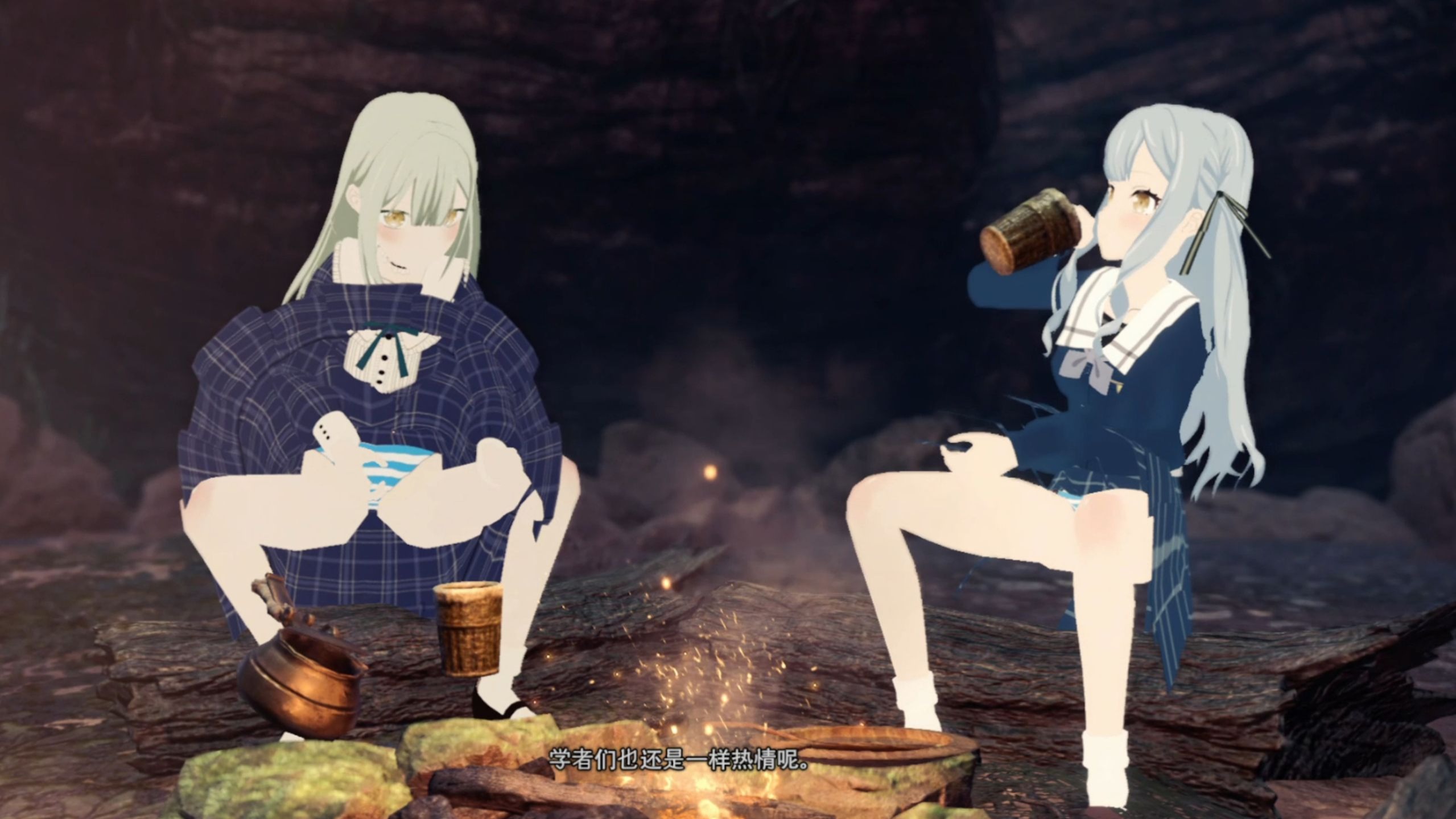 【MHW/MOD】龙族猎人替换若叶睦