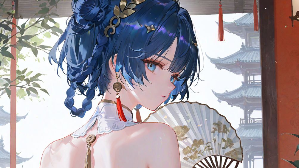 旗袍+女神 符合我对仙侠的一切幻想！