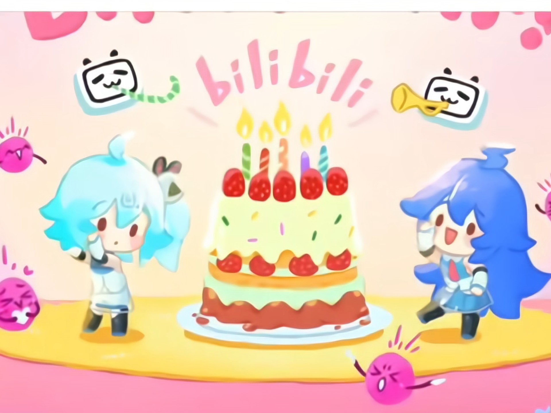 感谢阿b祝我生日快乐(⑉°з°)-