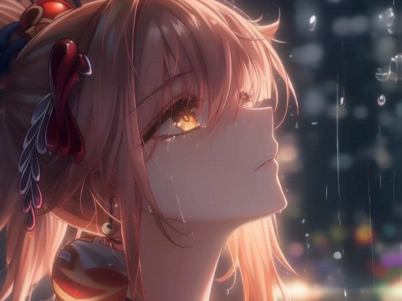 "秋天的风 它不曾见过桃花春天的雨  却温柔那片荒沙……”#