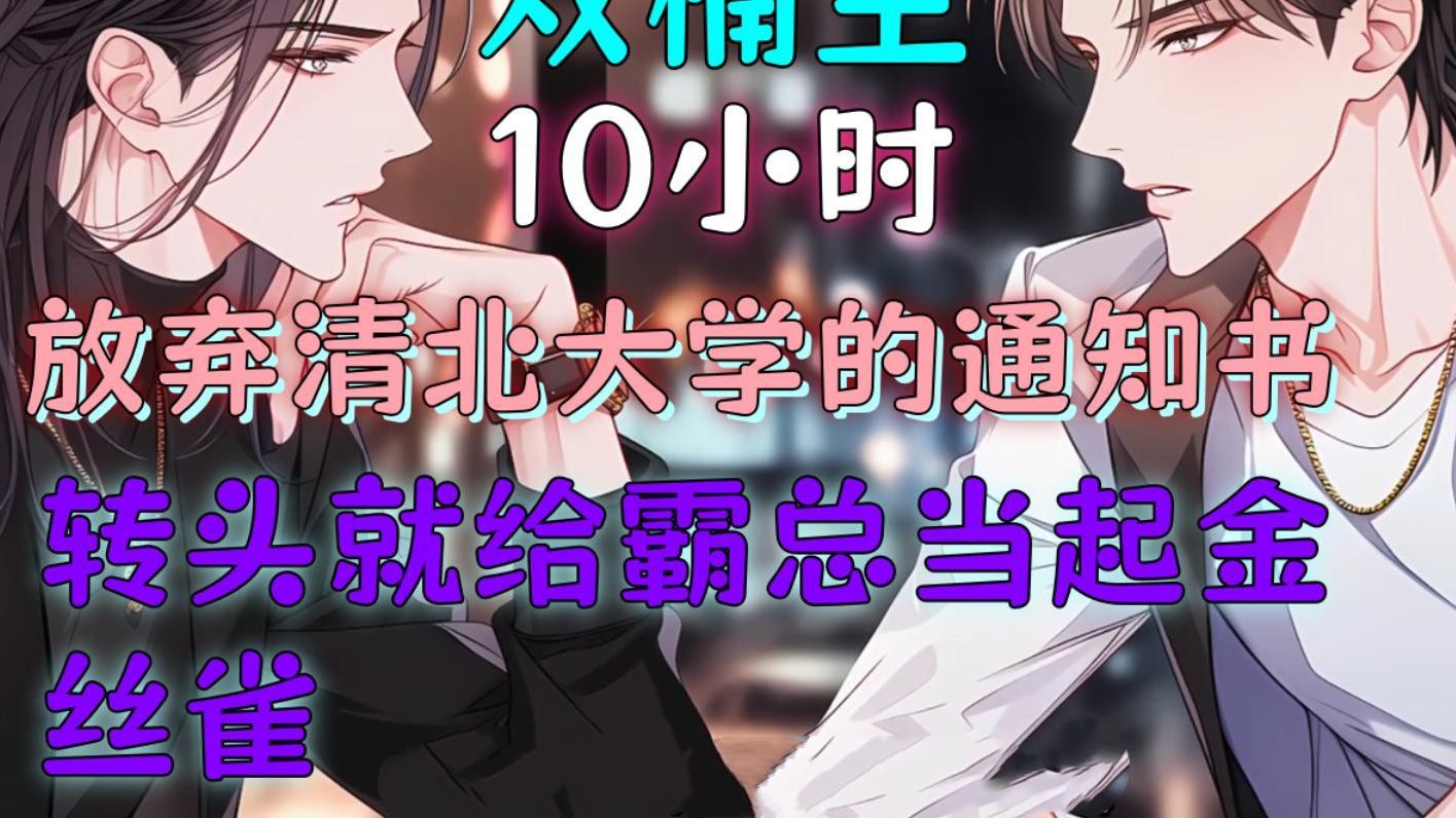 【双楠主10小时】放弃清北大学的通知书，转头就给霸总当金丝雀