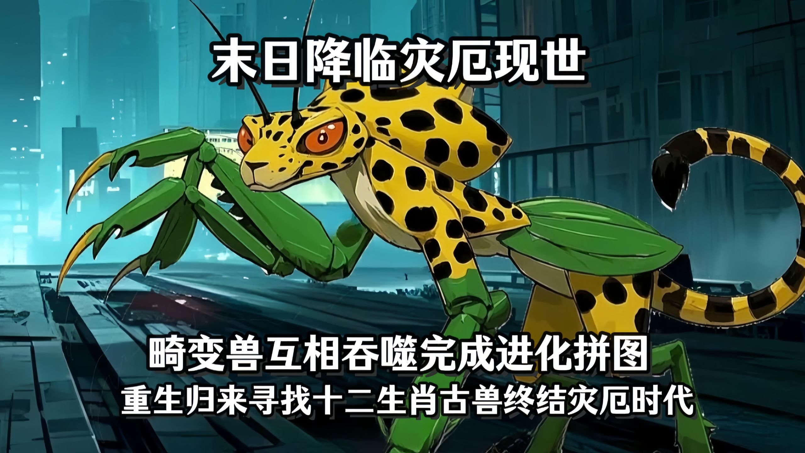 【100小时】末日降临灾厄现世，畸变兽互相吞噬完成进化拼图，重